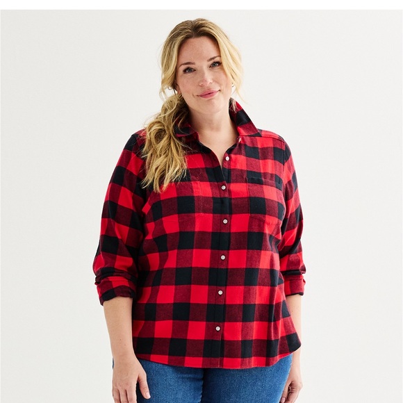 Woman Within Women's Plus Size
Classic Button Down shirt 4X - Picture 2 of 8